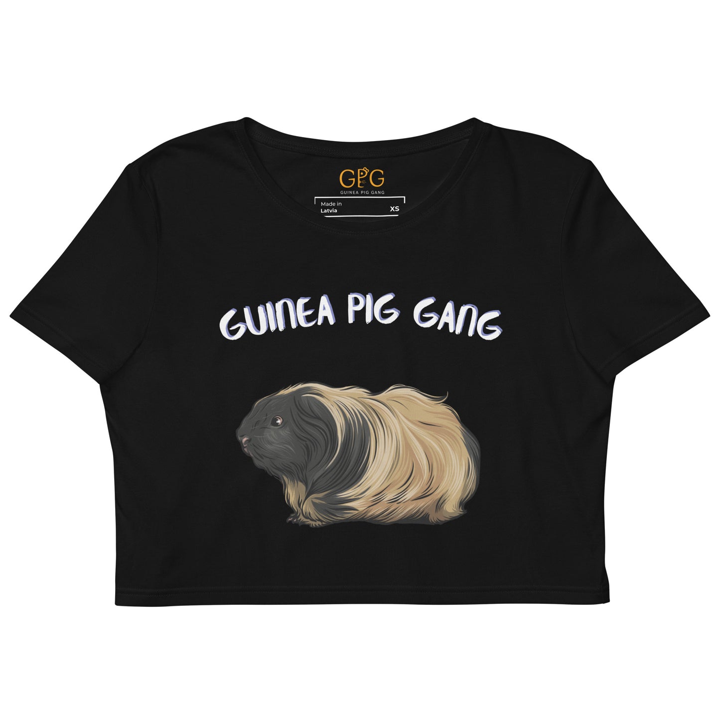 GPG Clyde Organic Crop Top *Guinea Pig themed crop top*